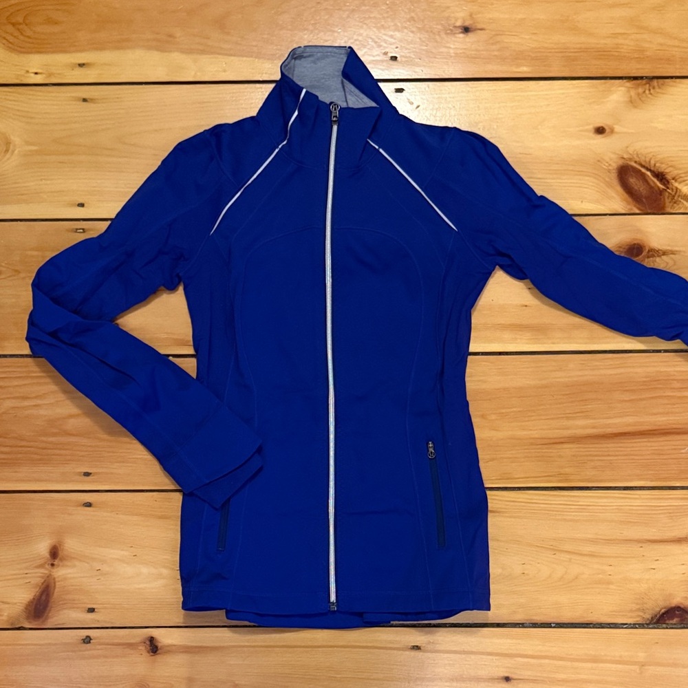 Lulu Lemon Women’s Royal Blue Zip-Up Active Jacket